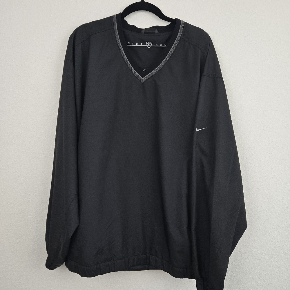 Black Nike Golf Pullover V-Neck